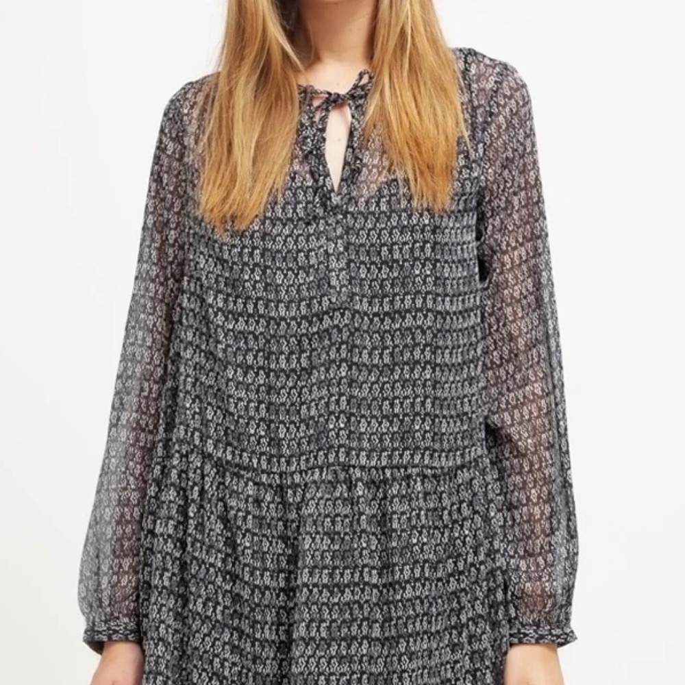 Scotch & Soda Maison Scotch Mini Length Sheer Dress Sz 2